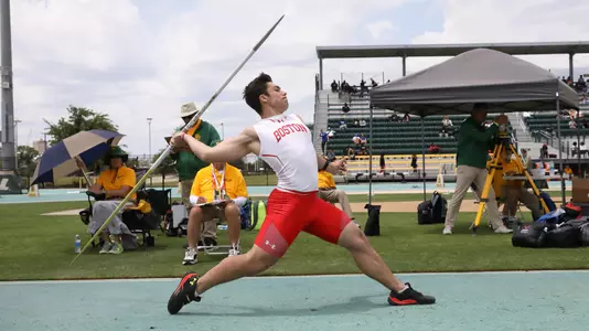 owen faulha throwing javelin