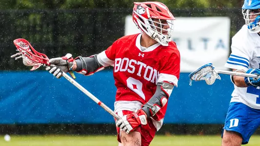 Louis Perfetto playing lacrosse