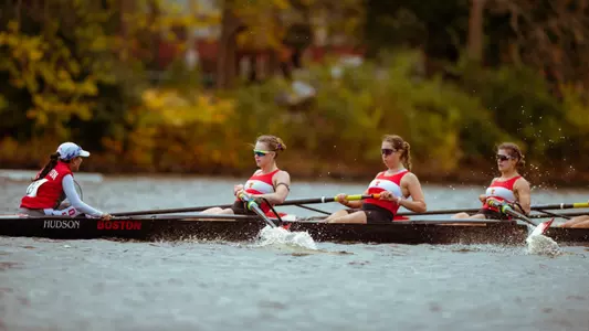 Photo of the Women's Rowing Championship 8+ at the Head of the Charles.