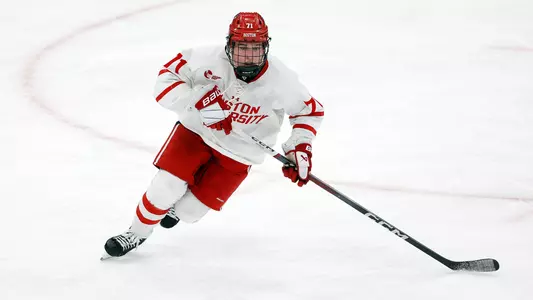 Macklin Celebrini skating