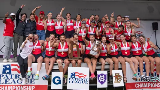 BU Women's Rowing 2024 Championship Photo