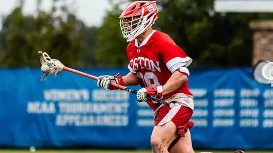 Trey Brown playing lacrosse