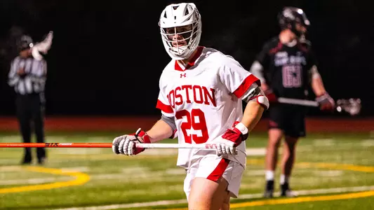 Trey Brown playing lacrosse