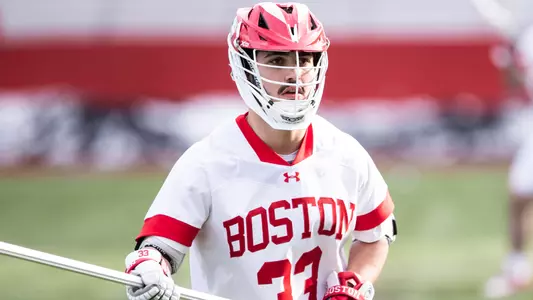 Matt Freeman playing lacrosse