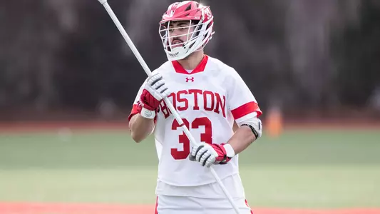 Matt Freeman playing lacrosse