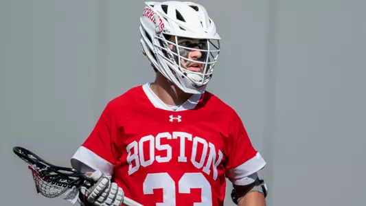 Matt Freeman playing lacrosse