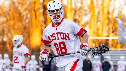 Brian Garrity playing lacrosse