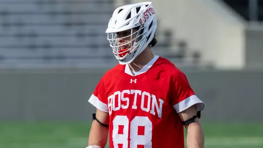 Brian Garrity playing lacrosse