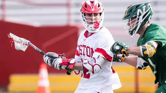 Charlie Howard playing lacrosse