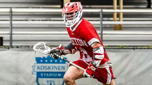 Vince D'Alto playing lacrosse