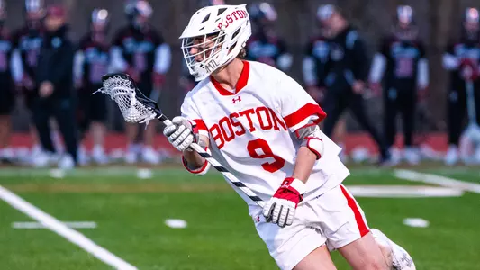 Tommy Jepson playing lacrosse