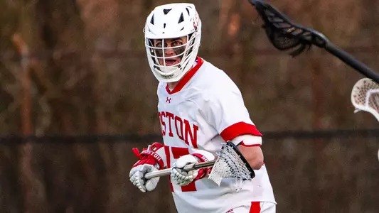 Patrick Morrison playing lacrosse