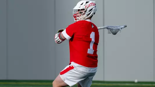 Jimmy O'Connell playing lacrosse