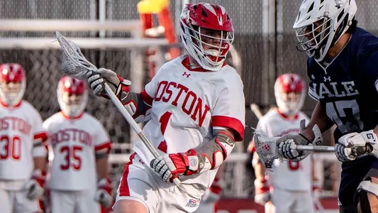 Jimmy O'Connell playing lacrosse