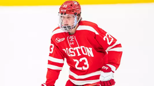 Doug Grimes playing hockey