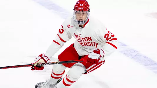 Doug Grimes playing hockey