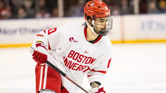 Nick Zabaneh playing hockey