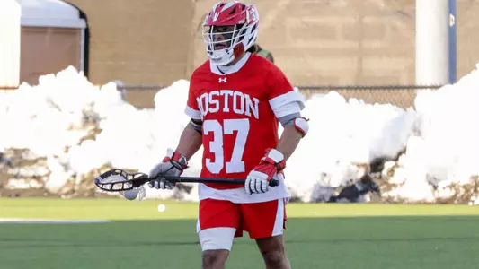 Benjamin Ferrara playing lacrsse