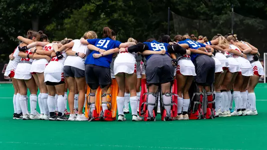 Field Hockey - Full Team Huddle at BC