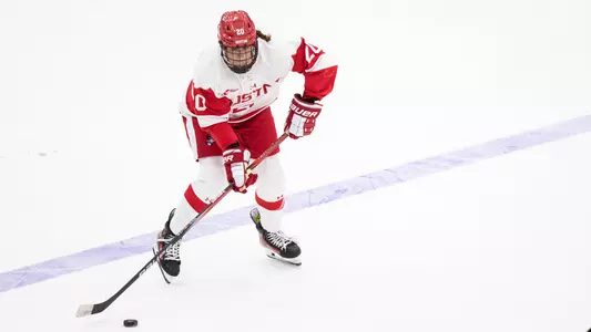 Julia Shaunessy Skates at a home game