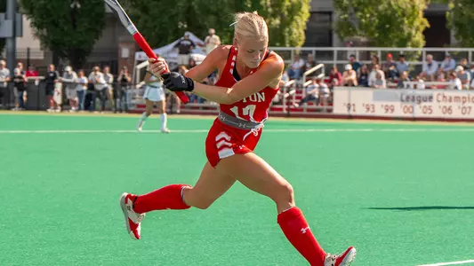 Addison Jay in the midfield vs. Lehigh