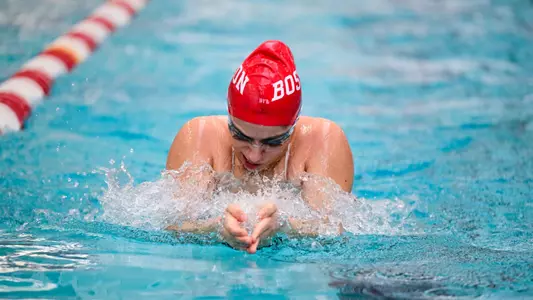 Breaststroke vs. Colgate, Fairfield