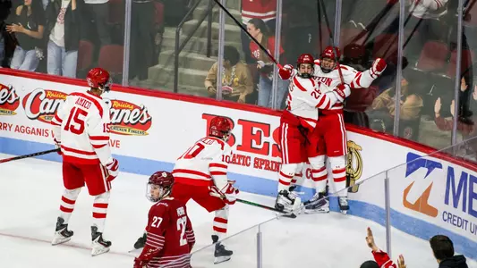 Mick Frechette Goal Celebration