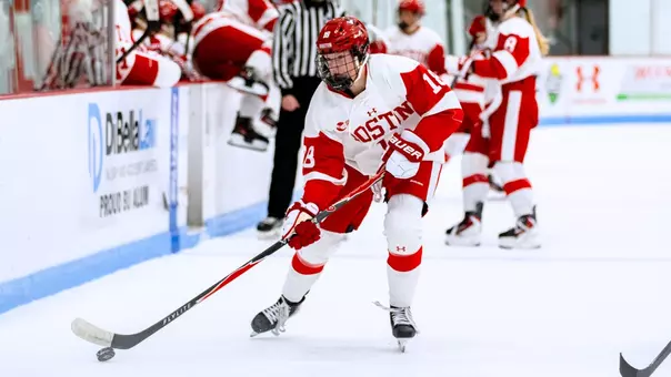 Neely Nicholson playing hockey
