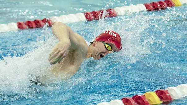 Men's Swimming Action
