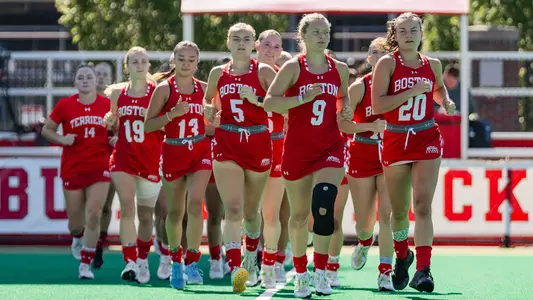 Pregame warmups - UNH