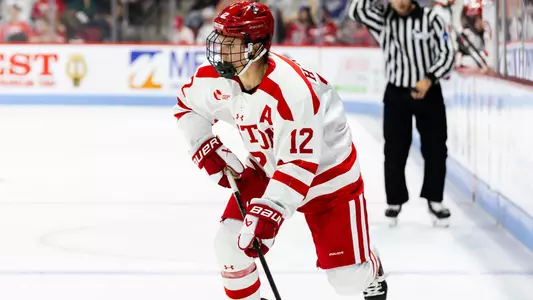 Jack Harvey playing hockey