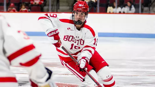 Jack Murtagh playing hockey