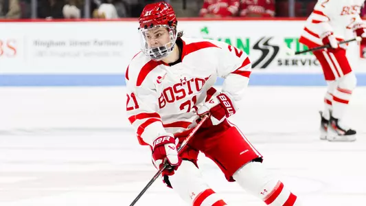 Ryder Ritchie playing hockey