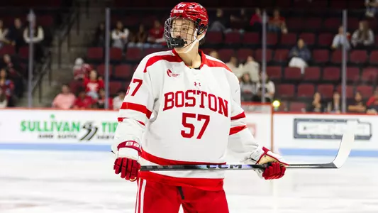 Malte Vass playing hockey