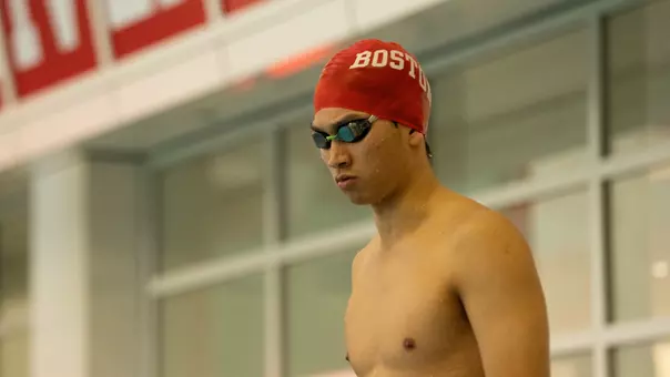 Ben Cho ready to swim