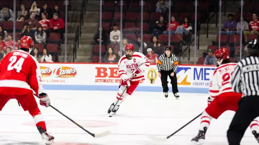 Gavin McCarthy Skating with the puck
