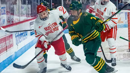 Ryder Ritchie skating against Vermont