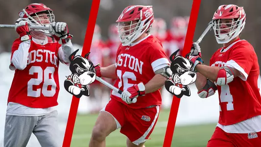 Action photos of Will Barnes, Matthew Fritz and Connor Kehm next to one another