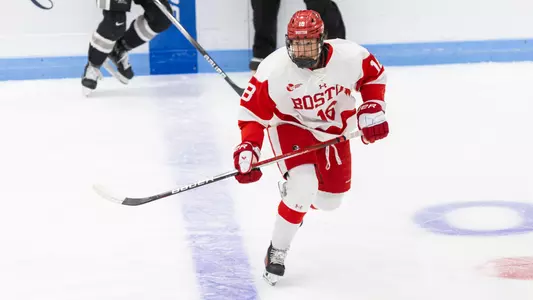 Neely Nicholson playing hockey