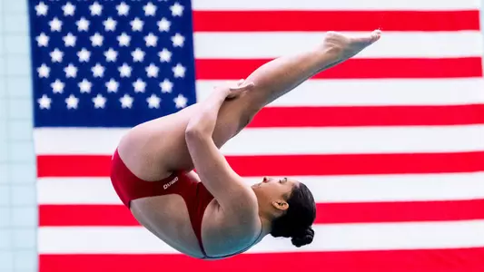 Sophia Souza dives vs. Bryant