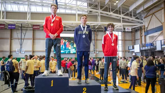Foster Malleck and Freddy Collins Podium