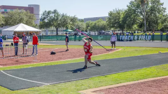 Owen Faulha Throwing the Javelin