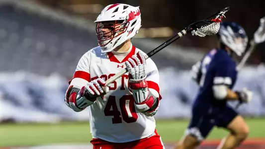 Tommy Garofalo playing lacrosse