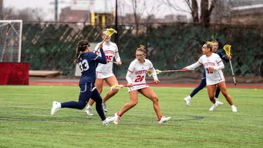 Haley Matusz Defends Against Navy