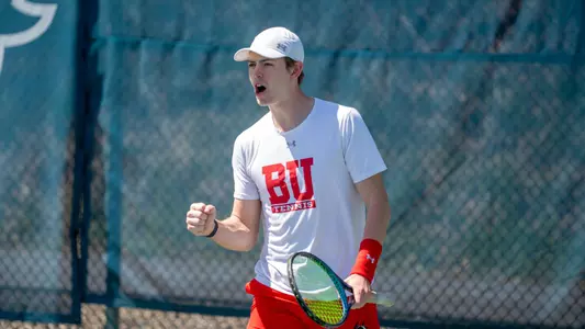 Cole Knutsen Celebrating a Point
