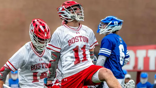 Timothy Shannehan celebrates a goal