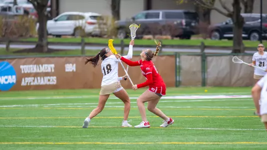 Kaitlyn Barton taking a draw at Lehigh