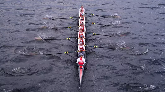 Women's Rowing Varsity 8 Action