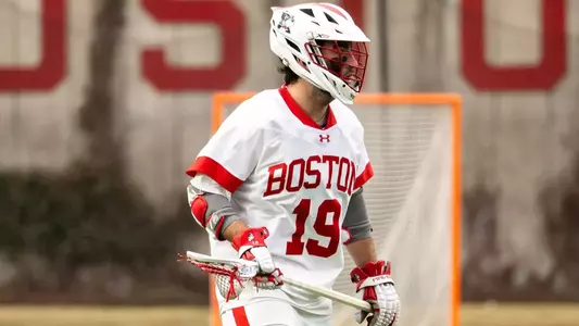 Sam Burns playing lacrosse