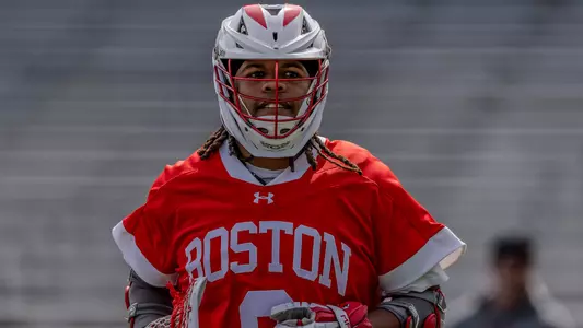 Kabran Clark running onto the field